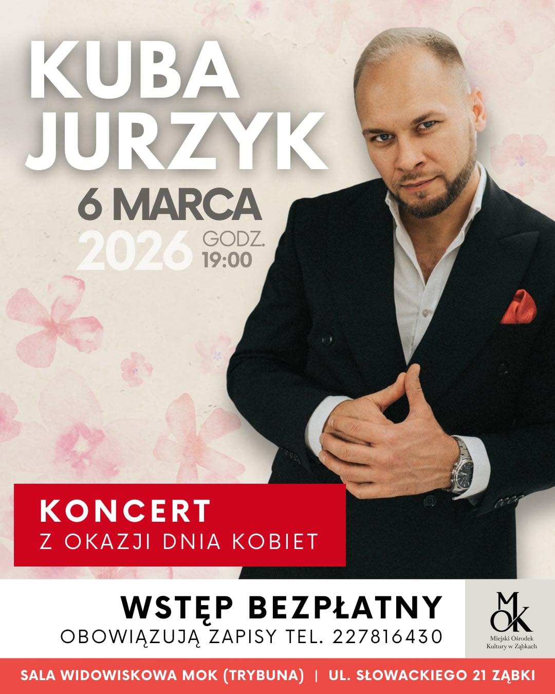 zdjecie na stronie o tytule: Wyjątkowy koncert z okazji Dnia Kobiet w MOK Ząbki