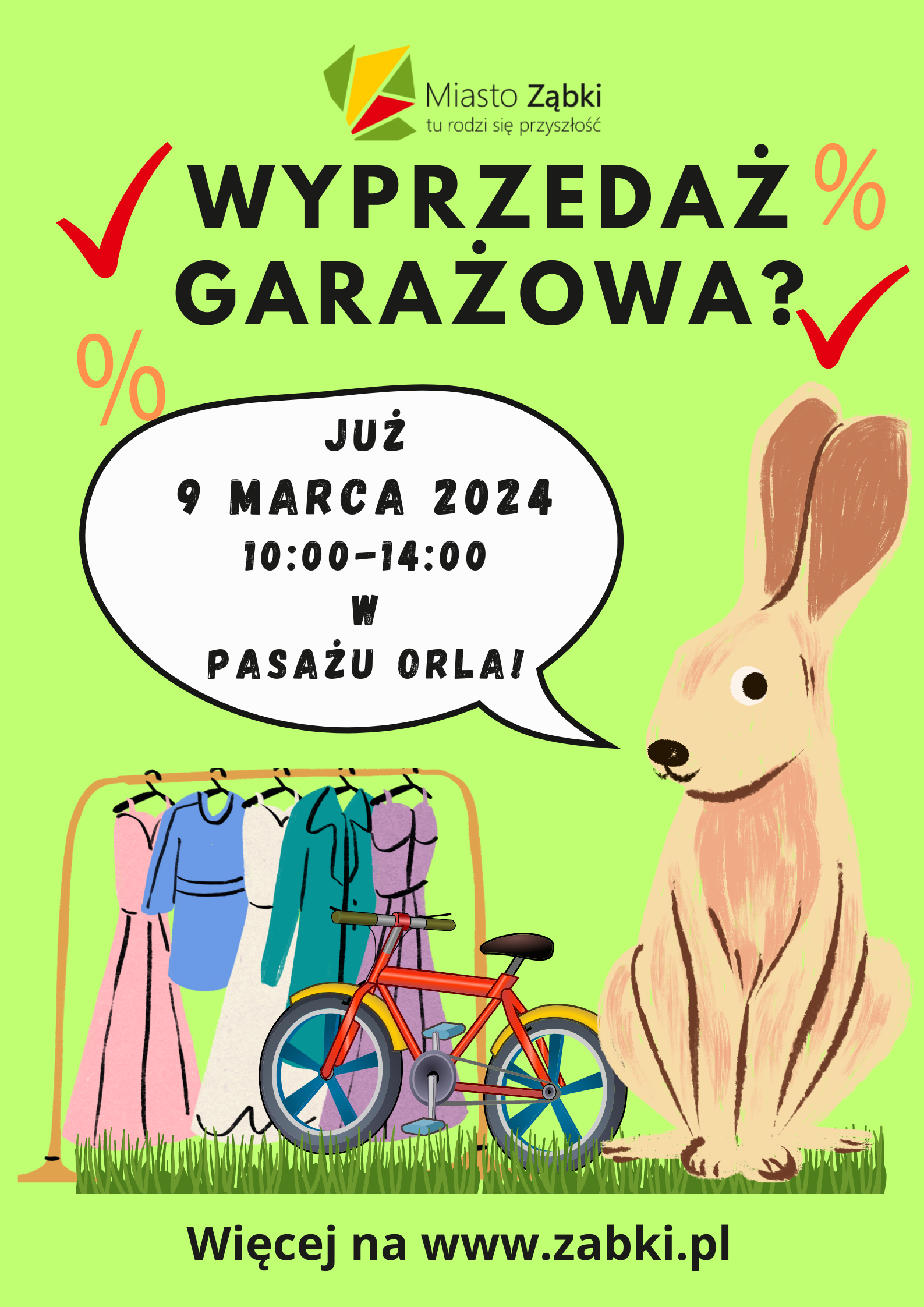 zdjecie na stronie o tytule: Z kim widzimy się na Wyprzedaży Garażowej w sobotę 9 marca?