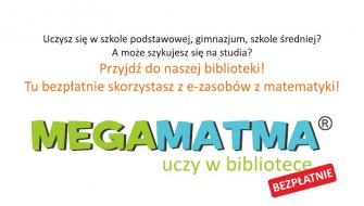 obraz-1 na stronie o tytule: MegaMatma uczy w Bibliotece bezpłatnie
