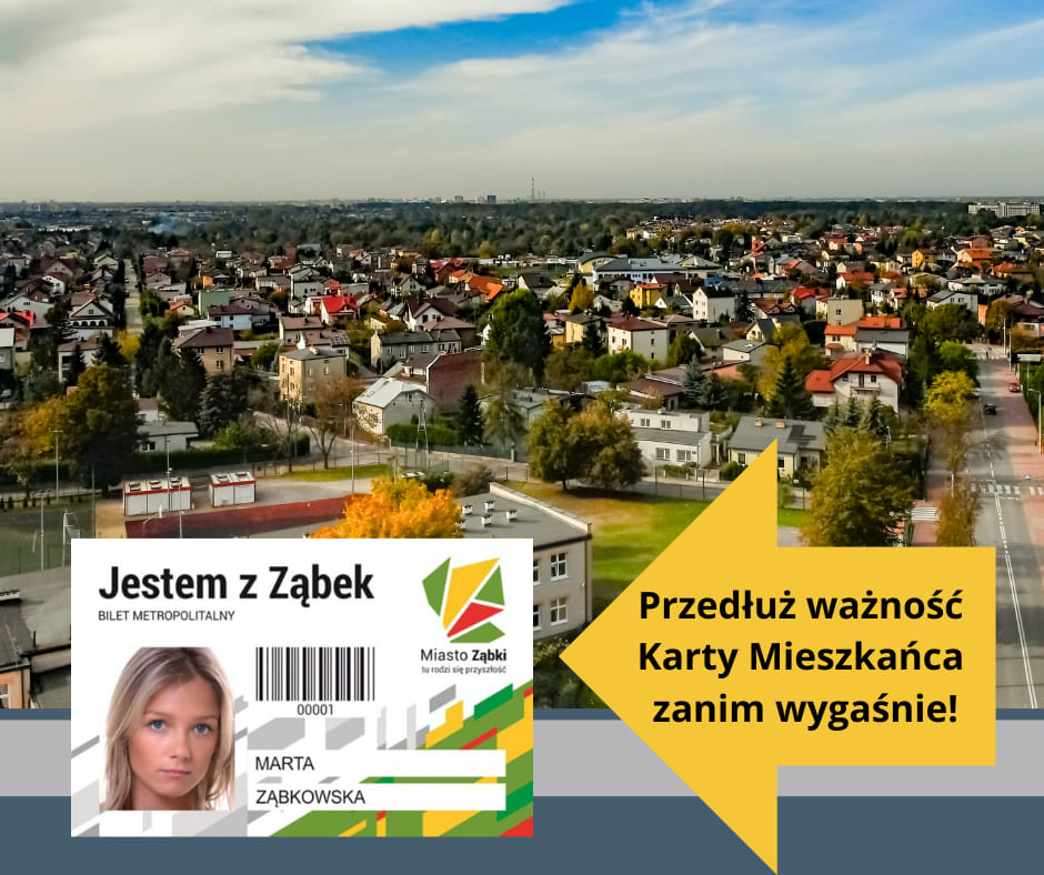 zdjecie na stronie o tytule: Przedłuż ważność Karty Jestem z Ząbek zanim wygaśnie