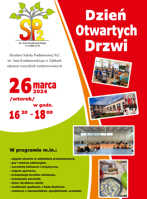 zdjecie na stronie o tytule: Dni Otwarte w SP nr 2 w Ząbkach