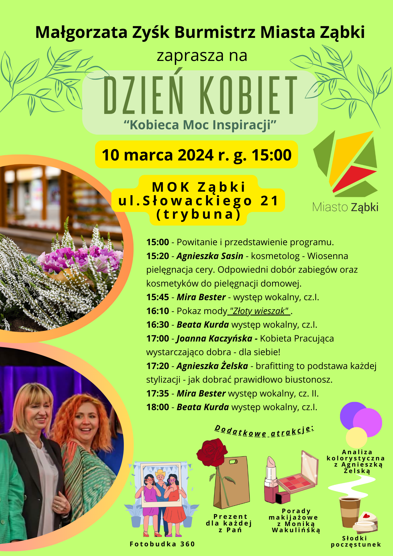 zdjecie na stronie o tytule: Kobieca Moc Inspiracji z okazji Dnia Kobiet już w niedzielę, 10 marca o 15:00