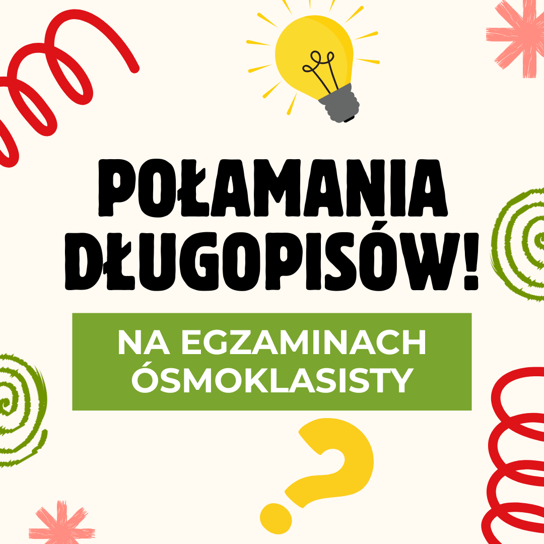 zdjecie na stronie o tytule: Połamania długopisów na egzaminach ósmoklasisty