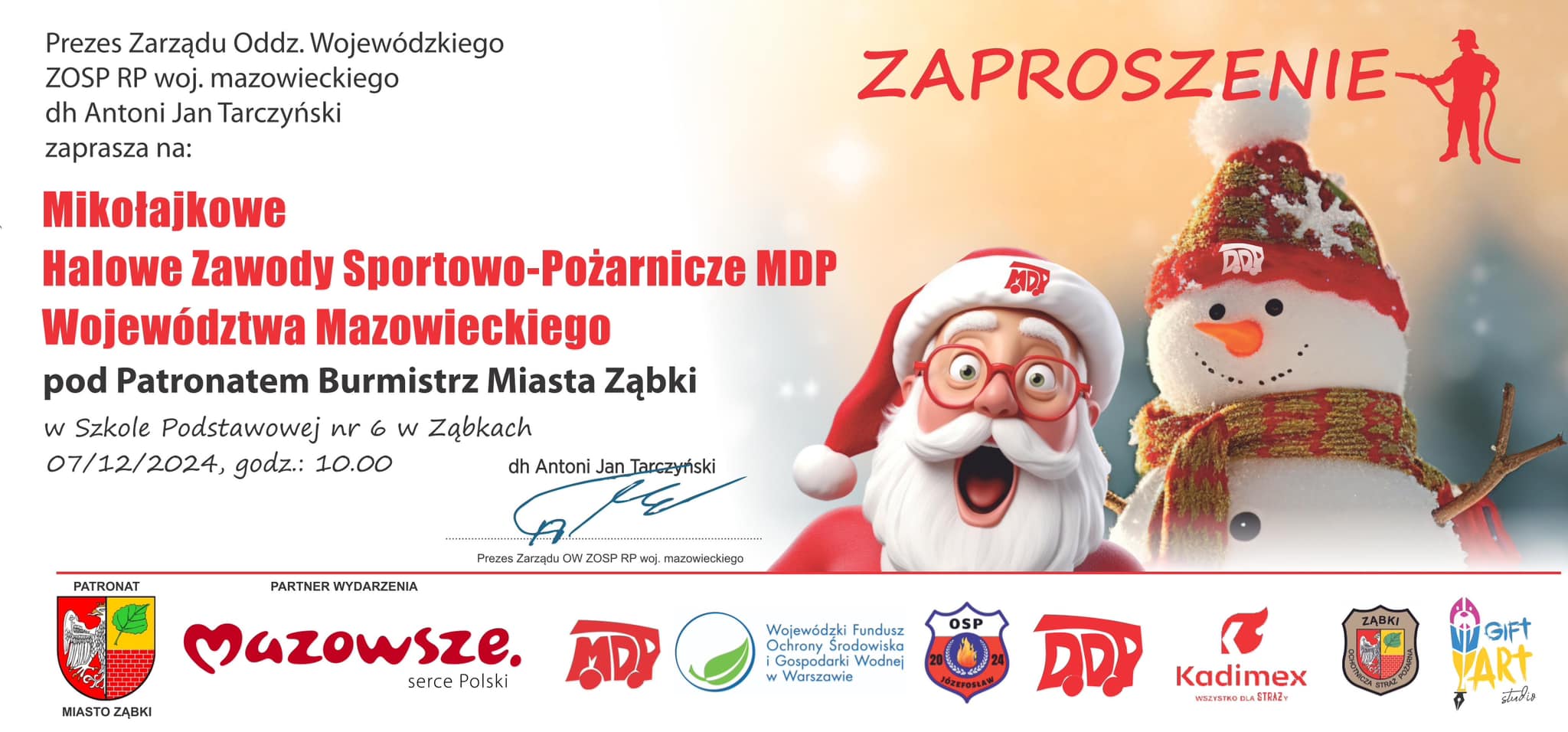zdjecie na stronie o tytule: Mikołakowe Zawody Pożarnicze już 7 grudnia!