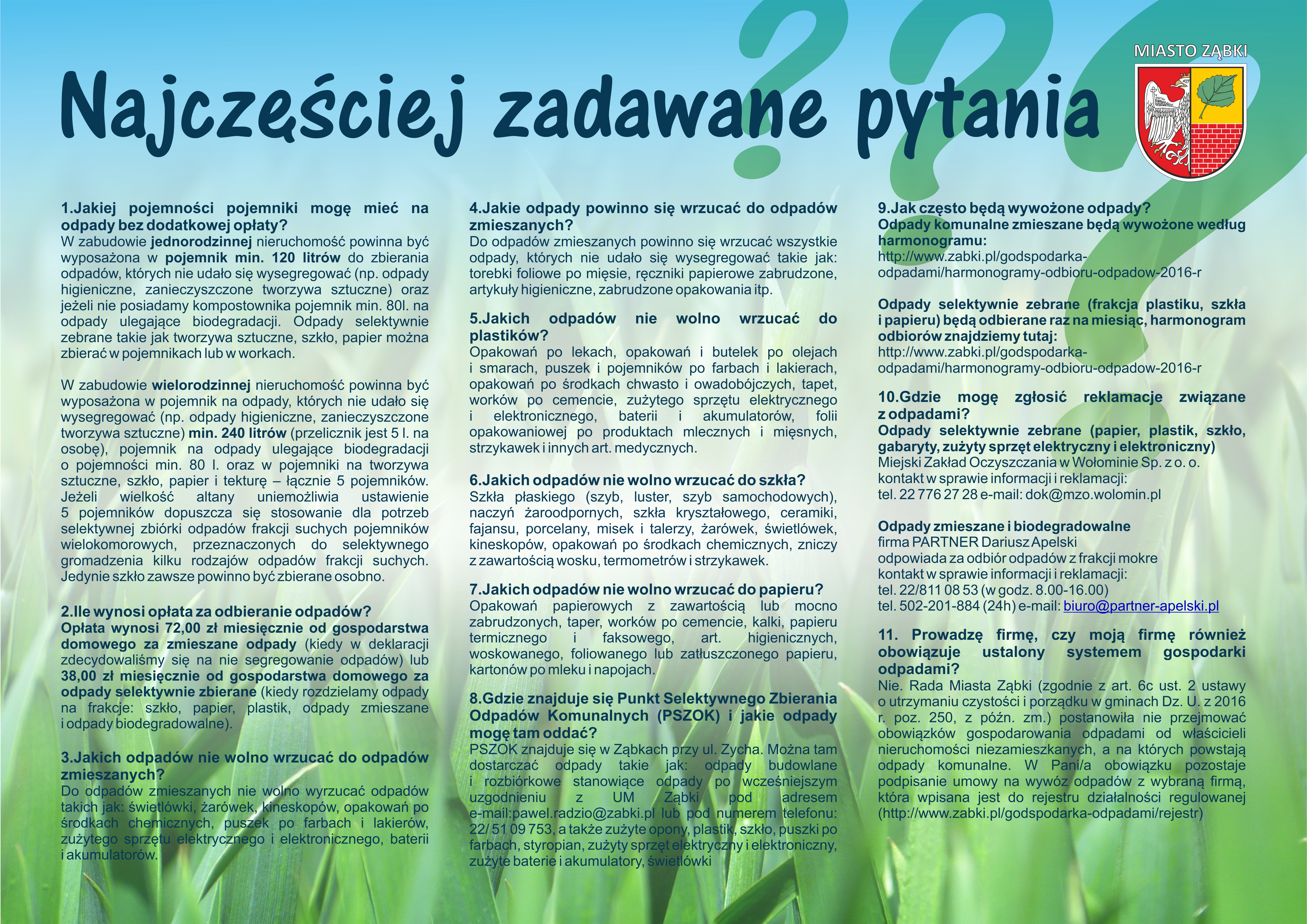 nazwa-widzetu na stronie o tytule: Odpowiedzi na najczęściej zadawane pytania