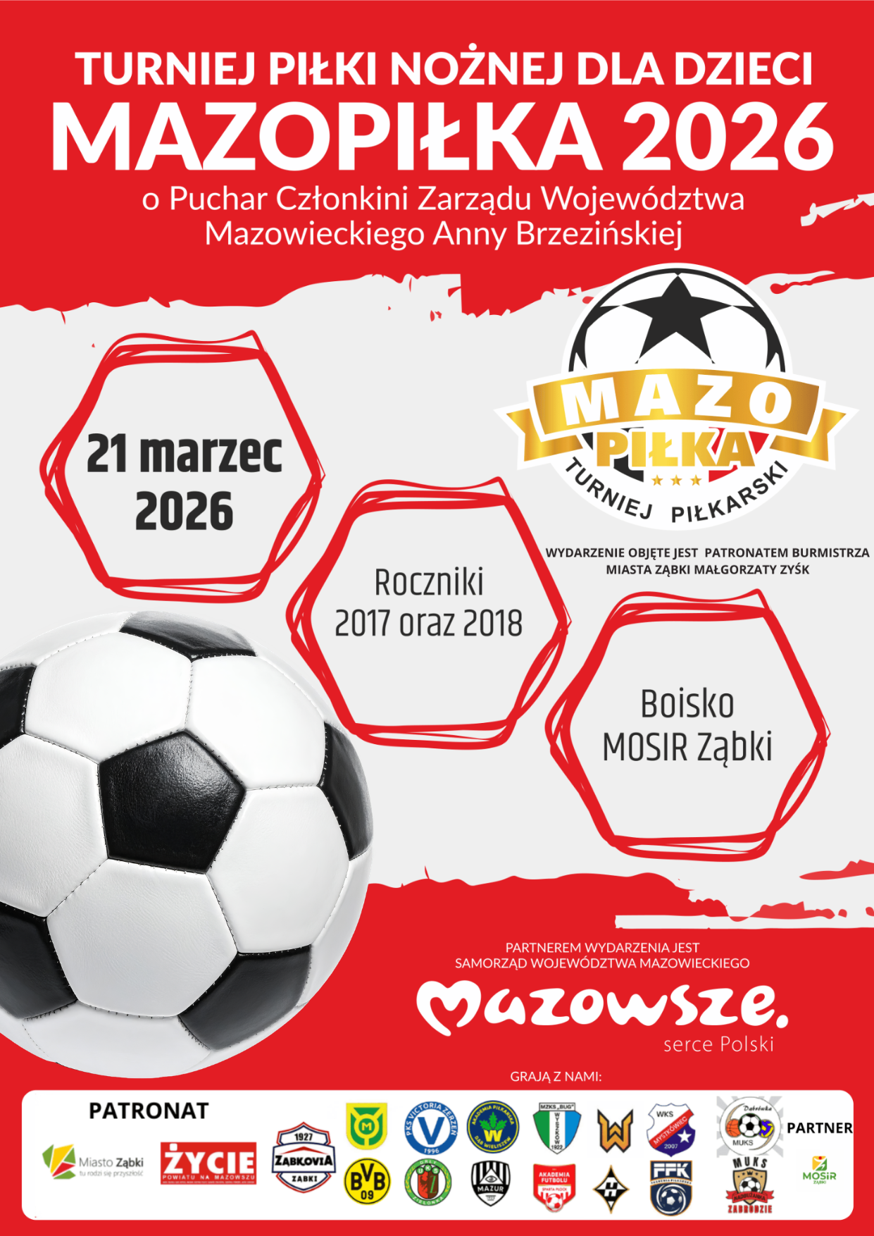 zdjecie na stronie o tytule: MAZOPIŁKA CUP 2026 - TURNIEJ PIŁKI NOŻNEJ DLA DZIECI