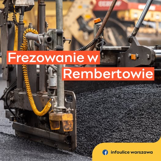zdjecie na stronie o tytule: 23-24.07 frezowanie ul. Paderewskiego w Rembertowie 199, Z2M i Z4M pojadą objazdem