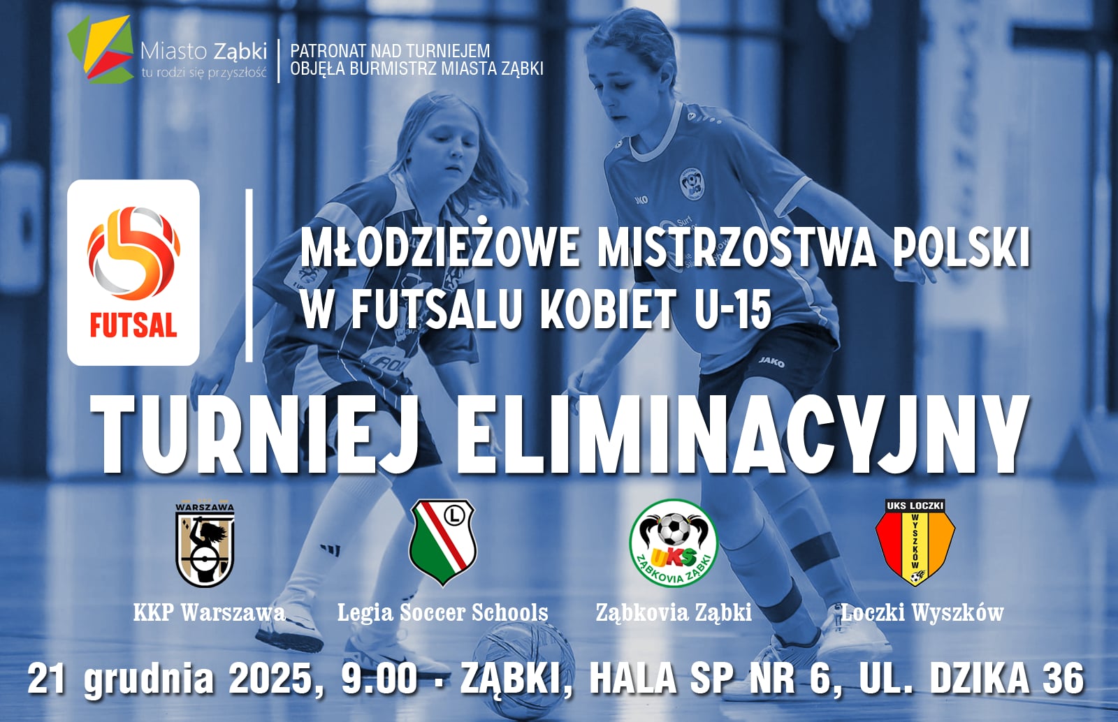 zdjecie na stronie o tytule: Eliminacje do młodzieżowych MP w futsalu kobiet U-15