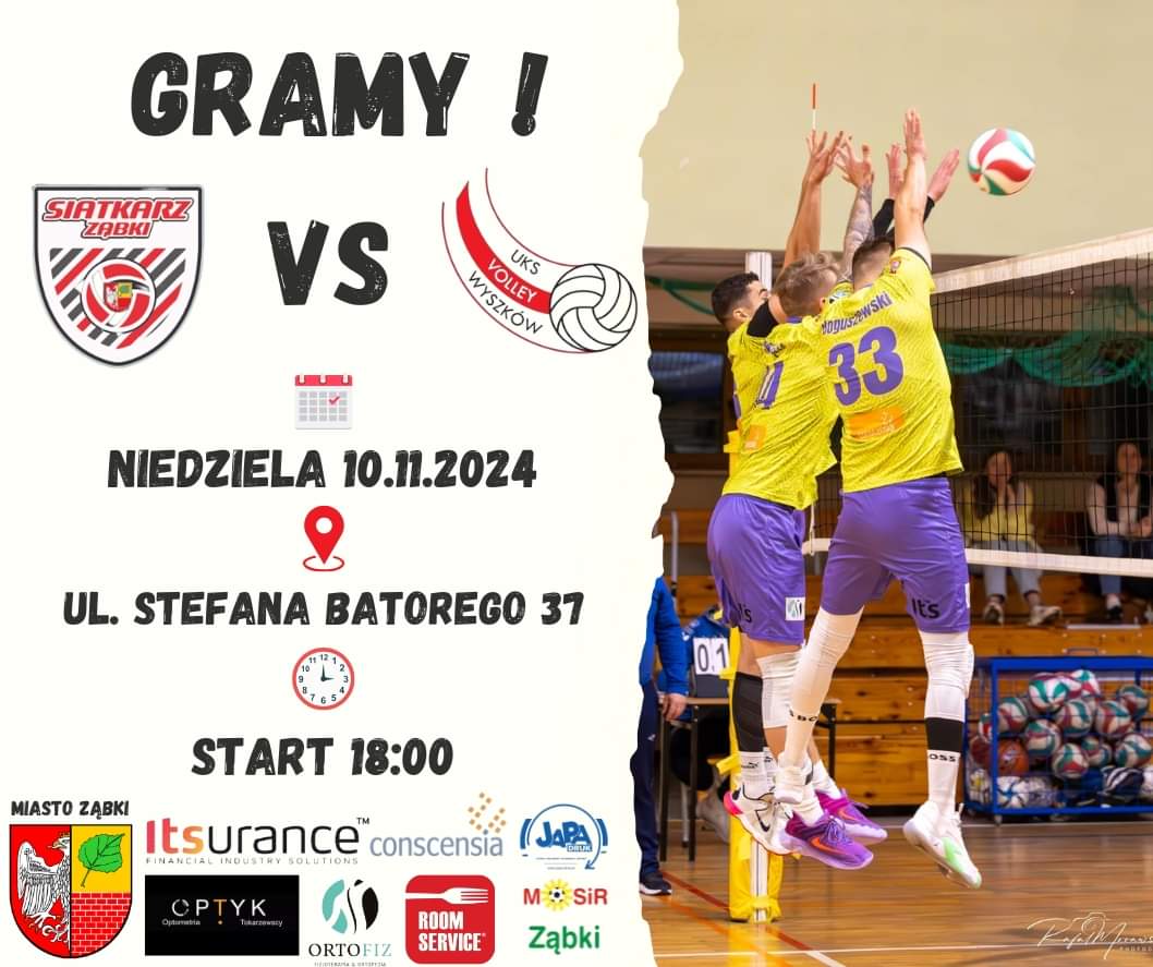 zdjecie na stronie o tytule: Siatkarz Ząbki kontra UKS Volley Wyszków już w 10 listopada w SP nr 5!