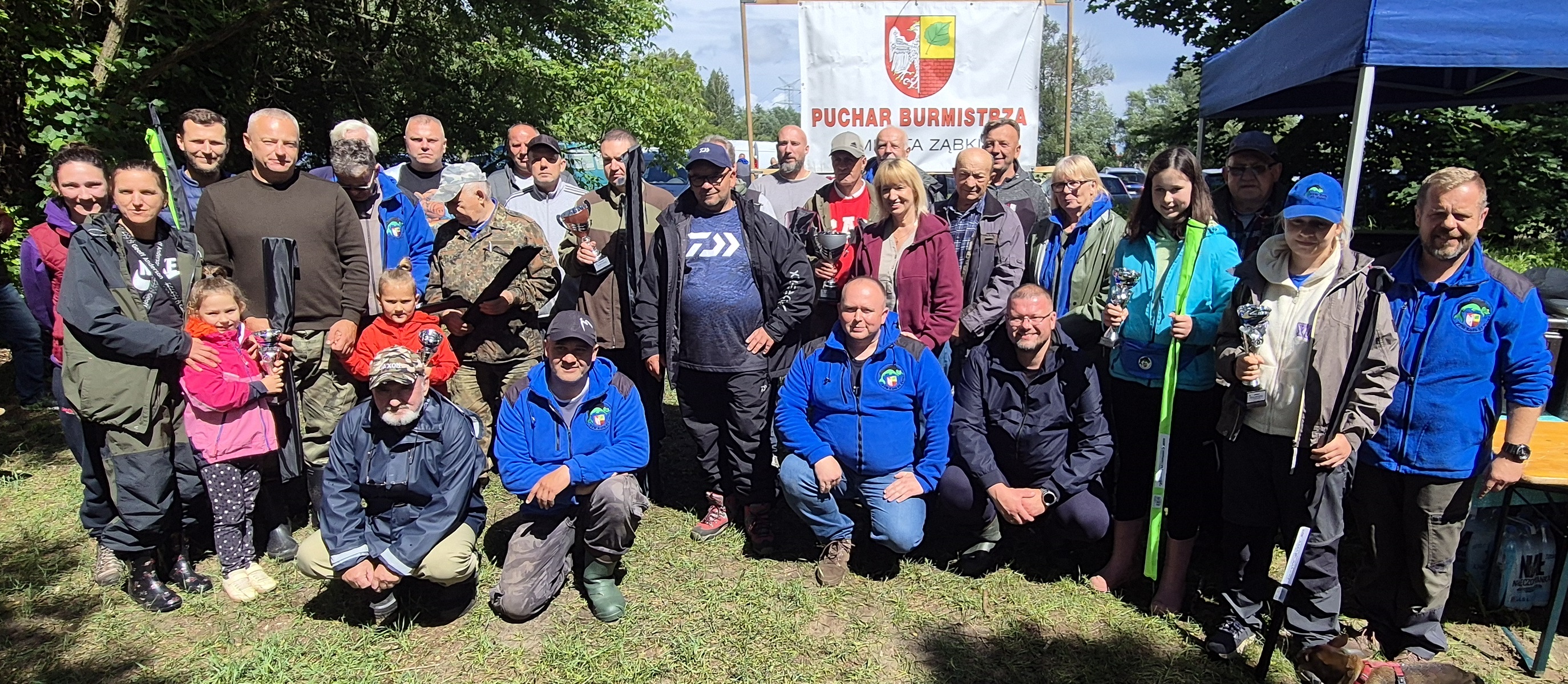 zdjecie na stronie o tytule: zawody wędkarskie o Puchar Burmistrza Miasta Ząbki