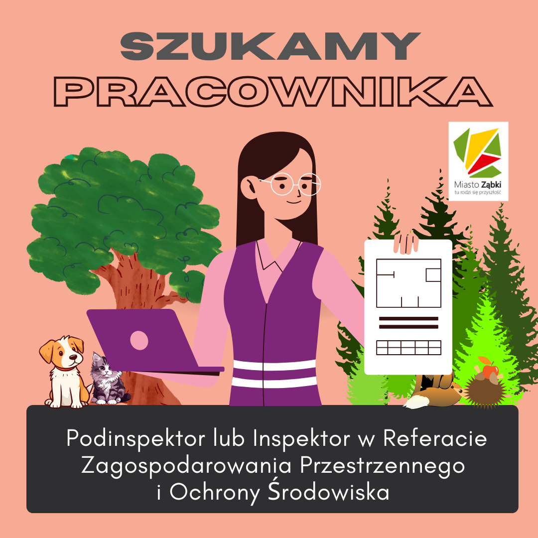 zdjecie na stronie o tytule: Praca w Referacie Zagospodarowania Przestrzennego i Ochrony Środowiska. Złóż dokumenty do 3 grudnia