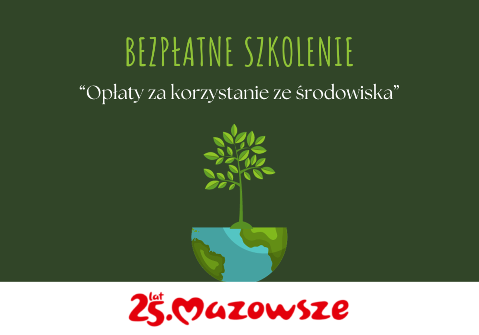 zdjecie na stronie o tytule: Bezpłatne szkolenie: Opłaty za korzystanie ze środowiska