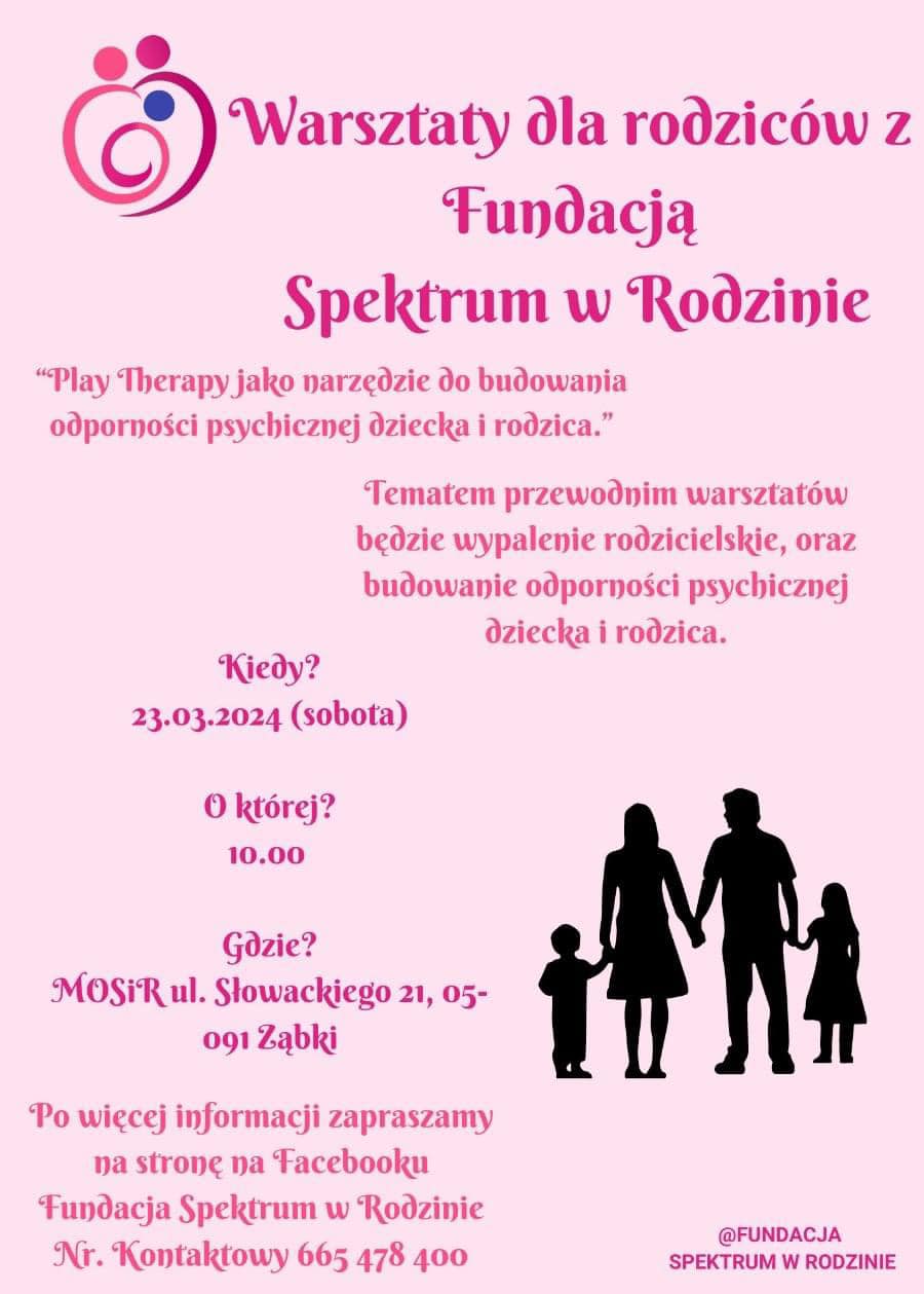 zdjecie na stronie o tytule: Warsztaty dla Rodziców w sobotę o 10:00