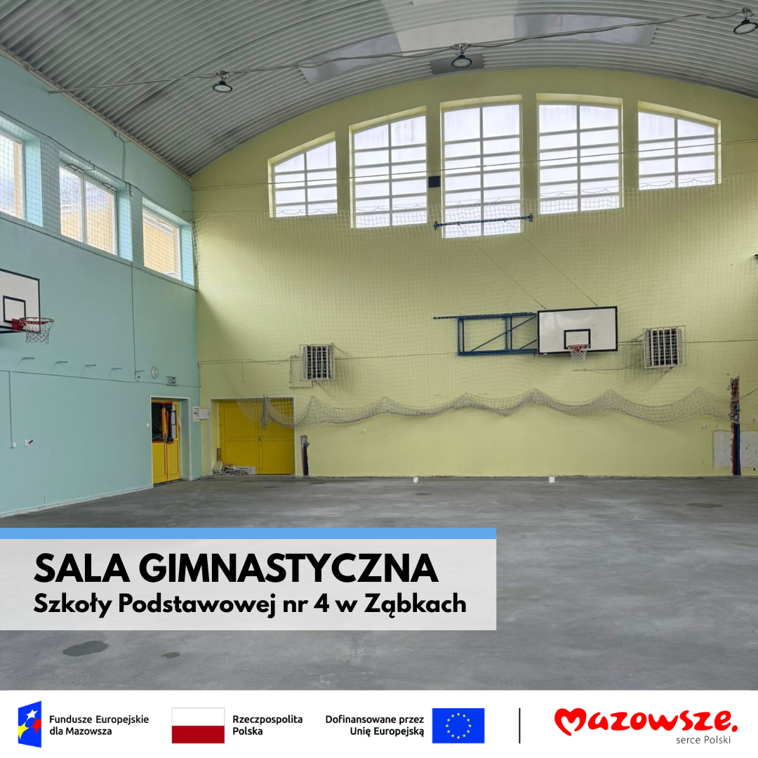 zdjecie na stronie o tytule: Termomodernizacja i ewkuperacja sali gimnastyczniej w Szkole Podstawower nr 4 trwa