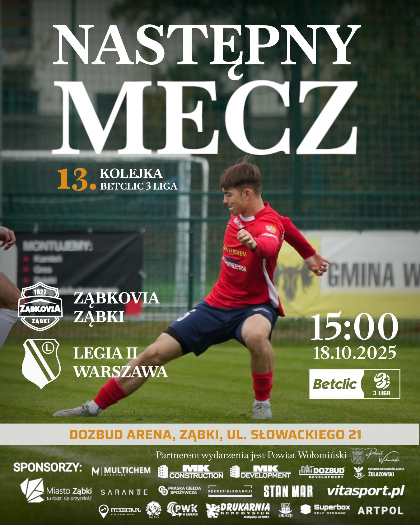 zdjecie na stronie o tytule: Już jutro wielkie sportowe emocje w Ząbkach!