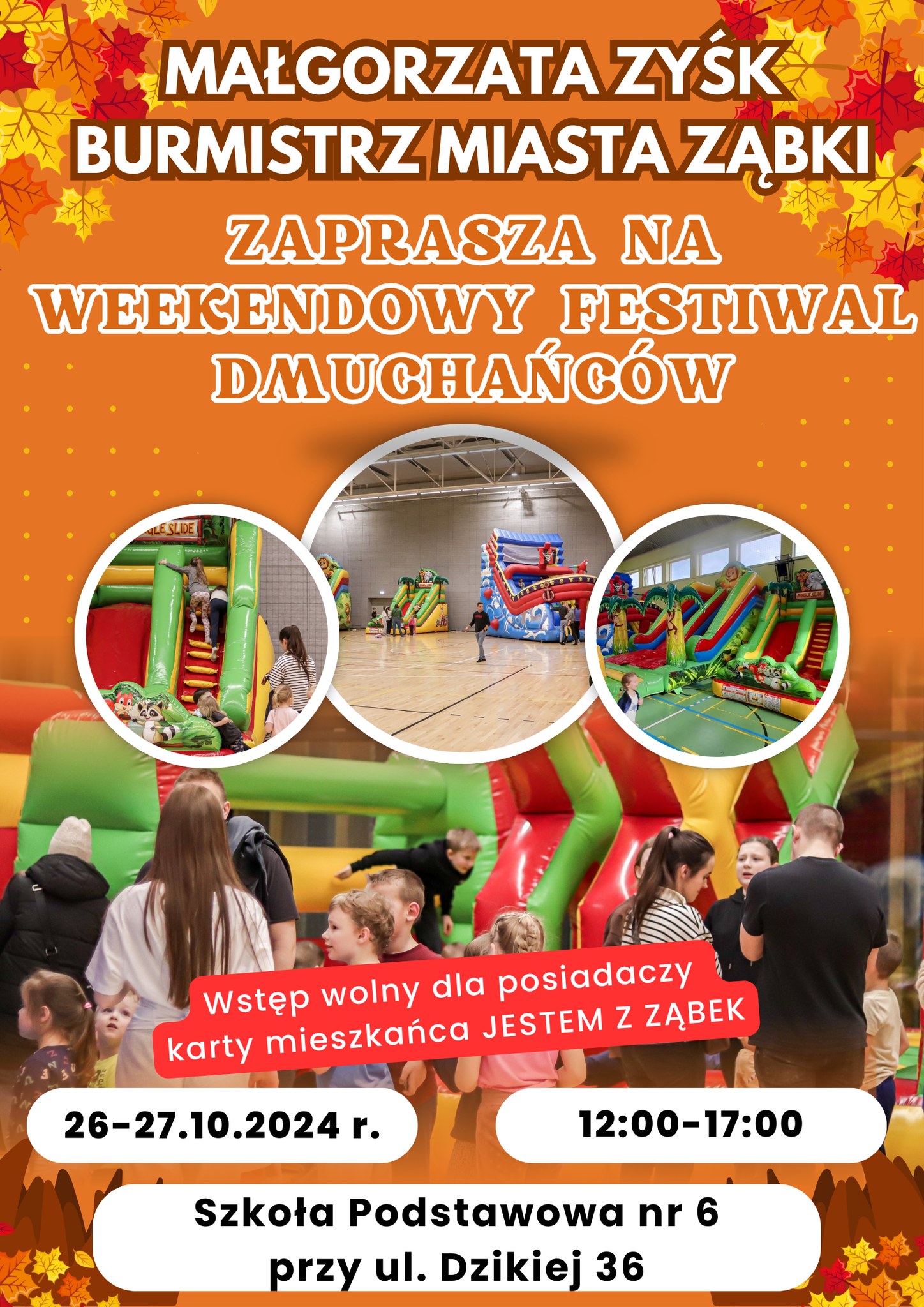 zdjecie na stronie o tytule: Wracamy z dmuchańcami! Najbliższy WEEKENDOWY FESTIWAL w dniach 26-27 października