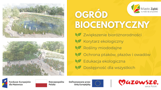 zdjecie na stronie o tytule: Miasto Ząbki otrzyma blisko 3,5 miliona złotych dofinansowania budowę parku „Mała Ojczyzna”