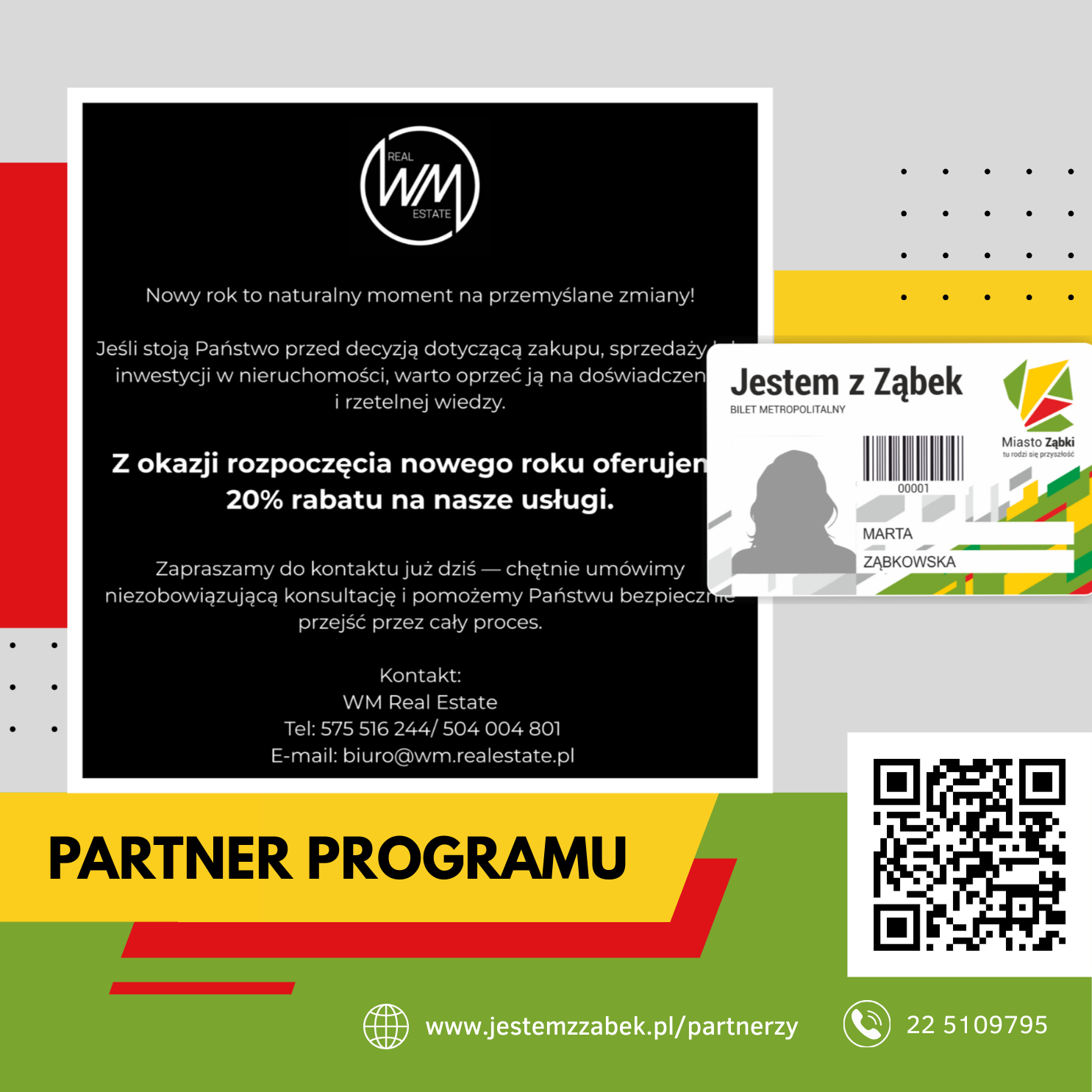 zdjecie na stronie o tytule: Oferta WM Real Estate dla posiadaczy Karty Mieszkańca