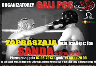 obraz-1 na stronie o tytule: Rozpoczynają się zajęcia SANDA  (wolna walka)
