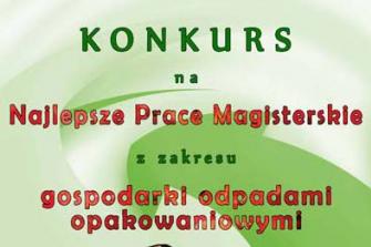 obraz-1 na stronie o tytule: Konkurs na najlepszą pracę magisterską z zakresu gospodarki odpadami
