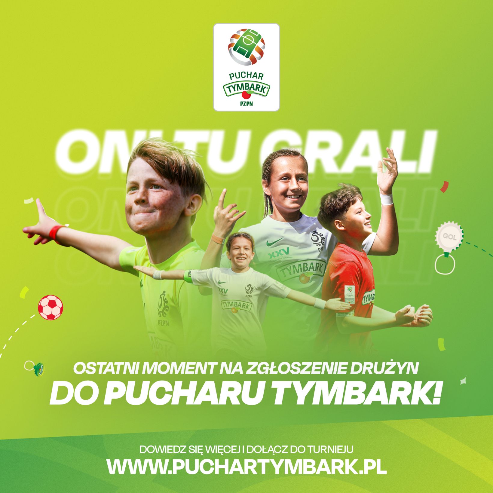 zdjecie na stronie o tytule: Ostatni miesiąc zgłoszeń do Pucharu Tymbark – nie przegap szansy i zapisz drużyny!
