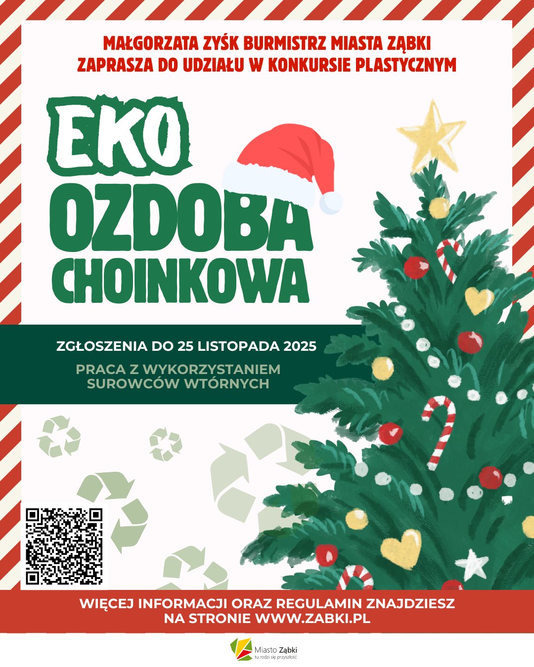 zdjecie na stronie o tytule: konkurs na Eko-Ozdobę Choinkową 2025 jeszczetrwa!