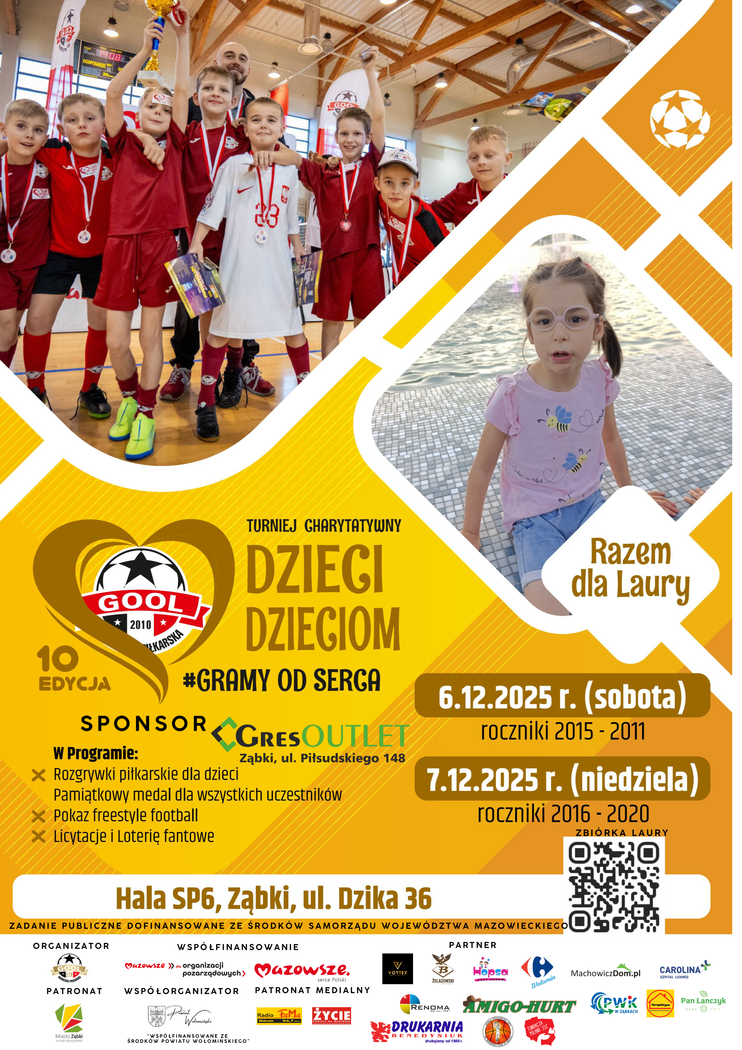 zdjecie na stronie o tytule: Charytatywny Turniej Dzieci Dzieciom w dniach 6-7 grudnia w SP nr 6