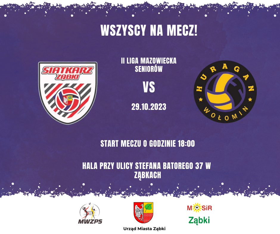 zdjecie na stronie o tytule: Zapraszamy na mecz siatkówki w niedzielę 29.10 o 18:00 do SP nr 5