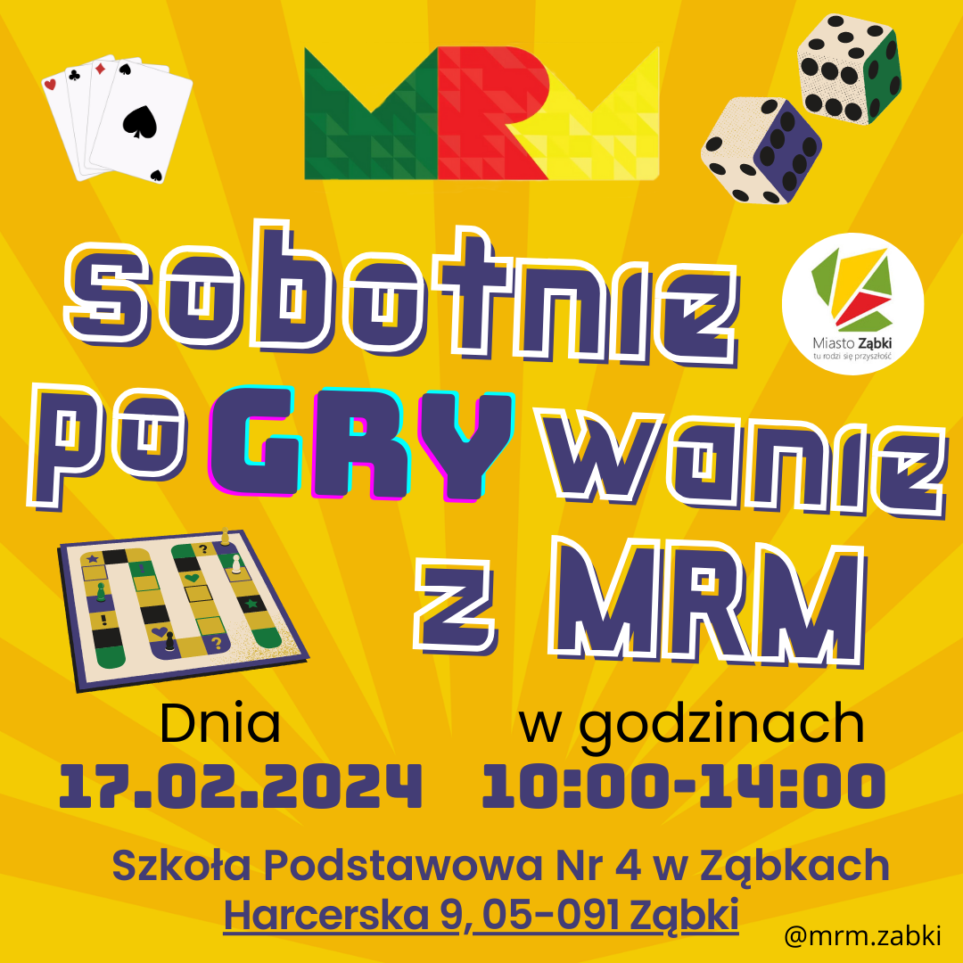 zdjecie na stronie o tytule: Sobotnie Pogrywanie z Młodzieżową Radą Miasta Ząbki