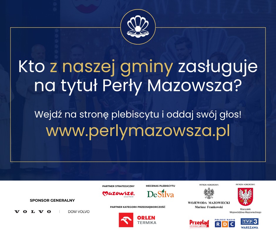 zdjecie na stronie o tytule: Miasto Ząbki częścią Plebiscytu Perły Mazowsza 2025!