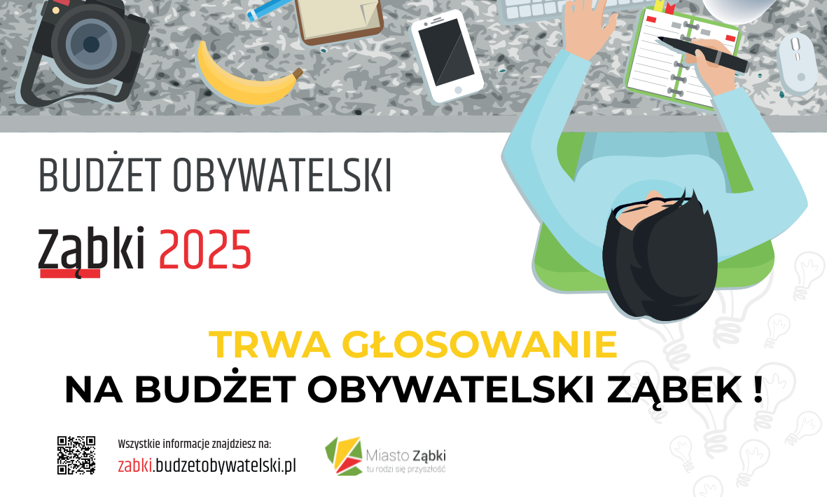 zdjecie na stronie o tytule: Trwa głosowanie na Budżet Obywatelski Ząbek !