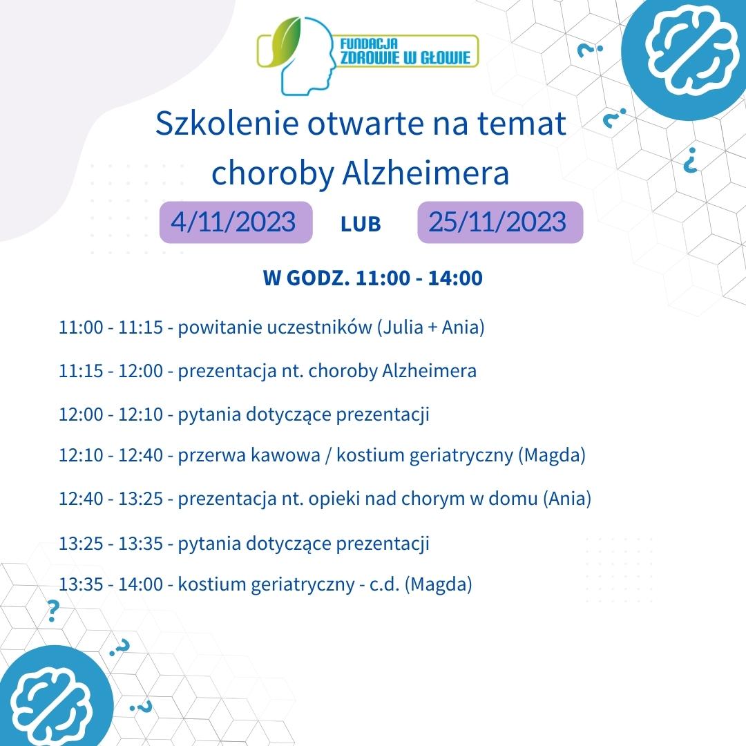 zdjecie na stronie o tytule: Szkolenie otwarte na temat choroby Alzheimera