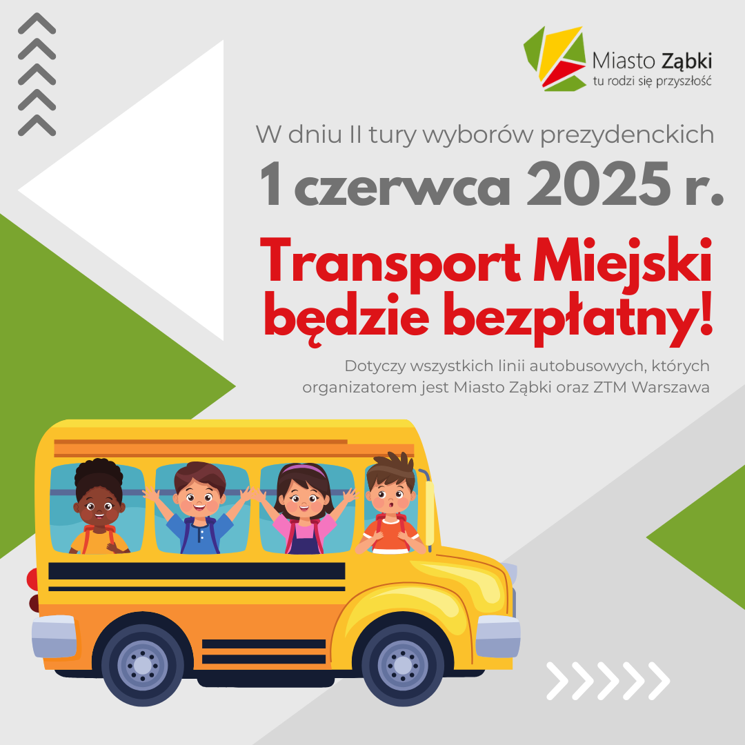 zdjecie na stronie o tytule: Bezpłatny transport miejski w dniu II tury wyborów prezydenckich 1 czerwca 2025 r.