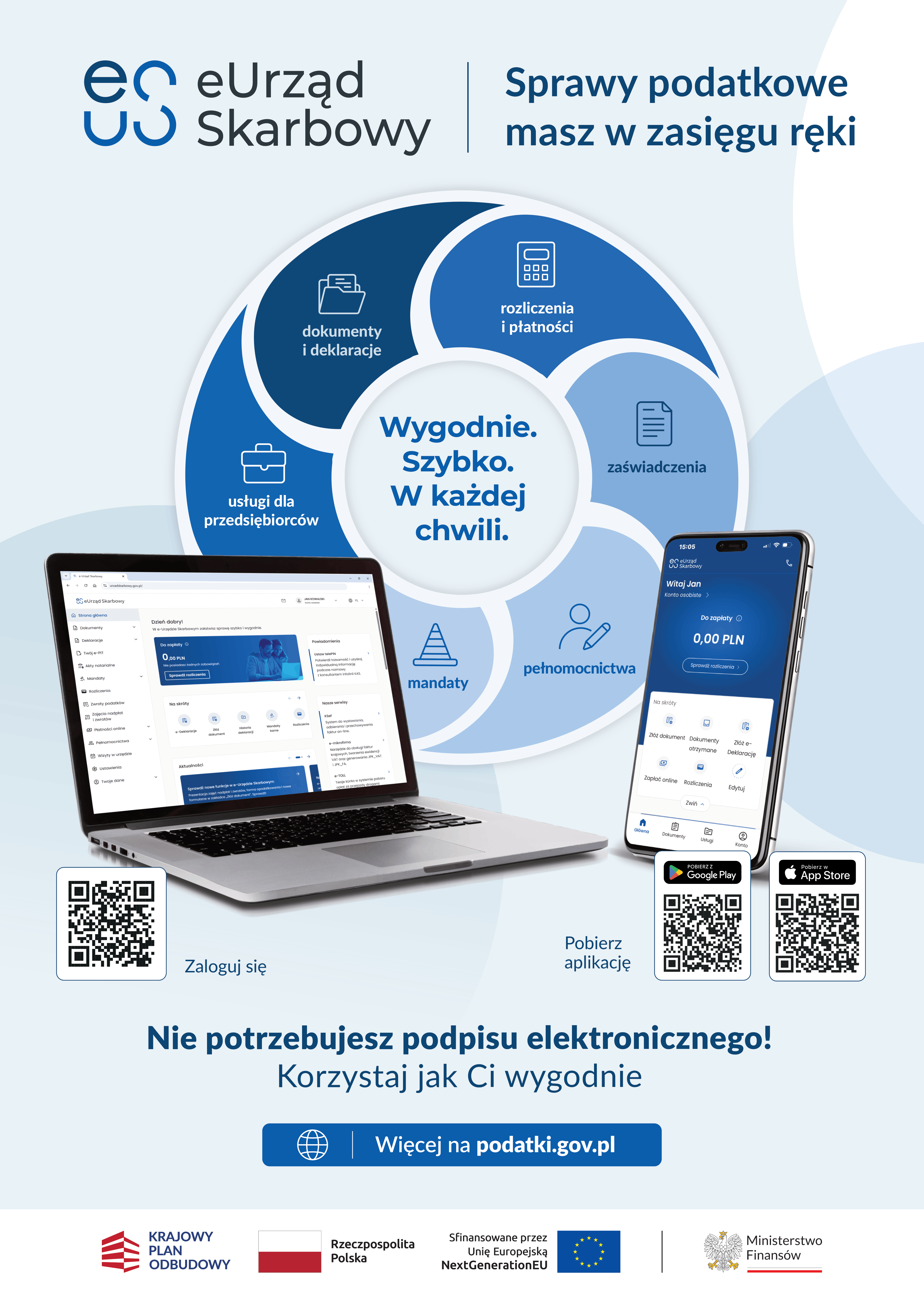 zdjecie na stronie o tytule: Załatwiaj sprawy podatkowe bez wychodzenia z domu!