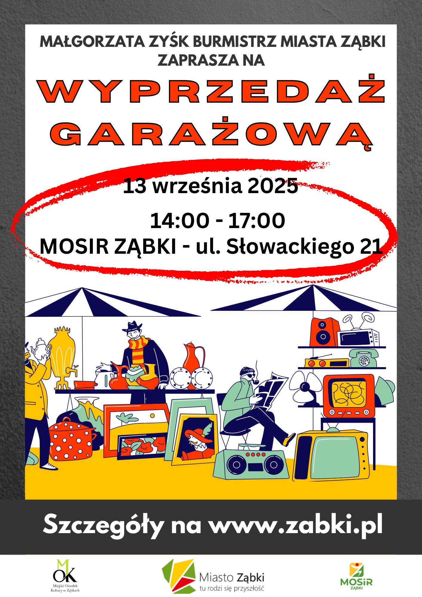 zdjecie na stronie o tytule: Wyprzedaż garażowa podczas Dni Ząbek już 13 września!