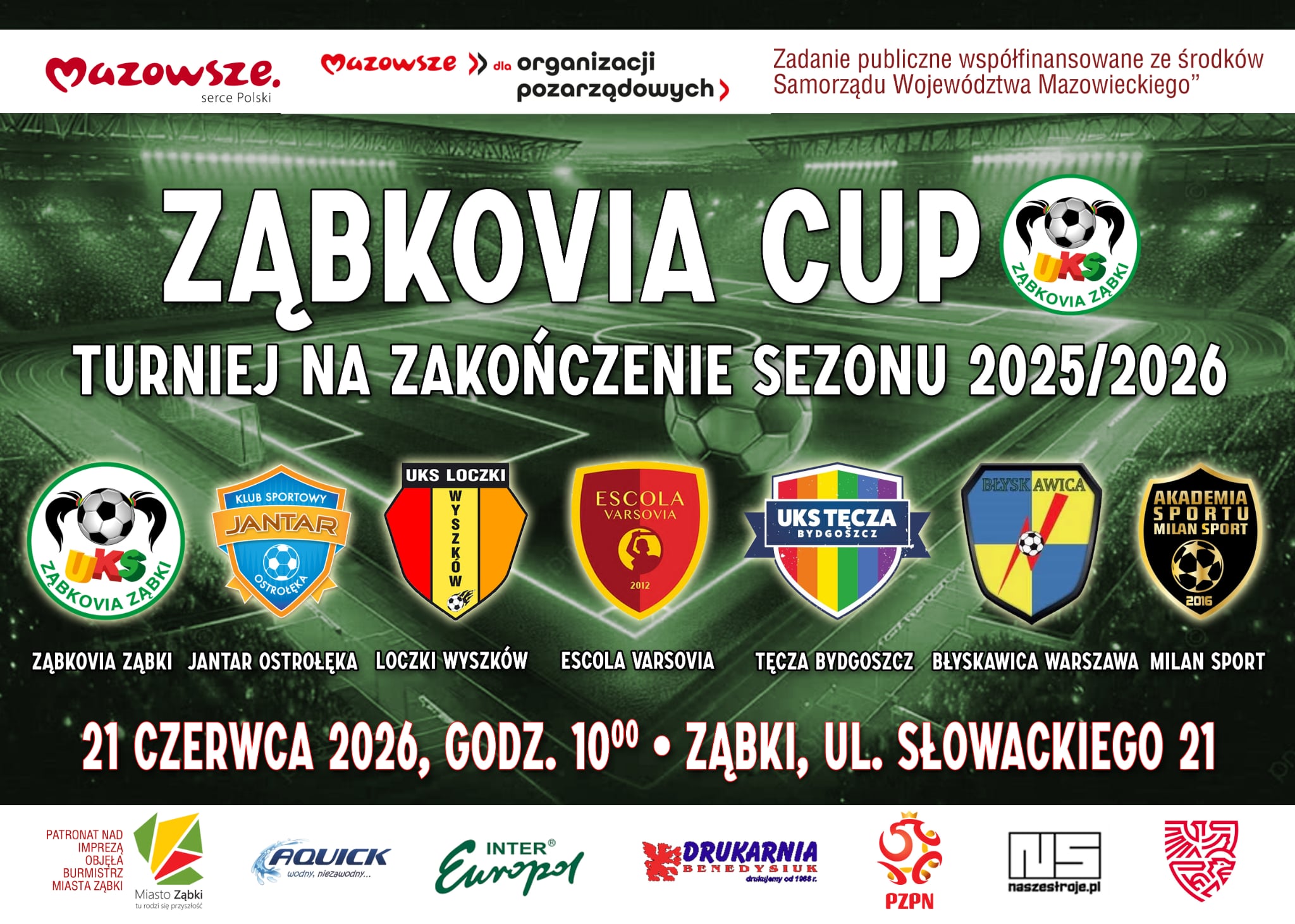 zdjecie na stronie o tytule: UKS Ząbkowia kończy sezon wyjątkowym turniejem