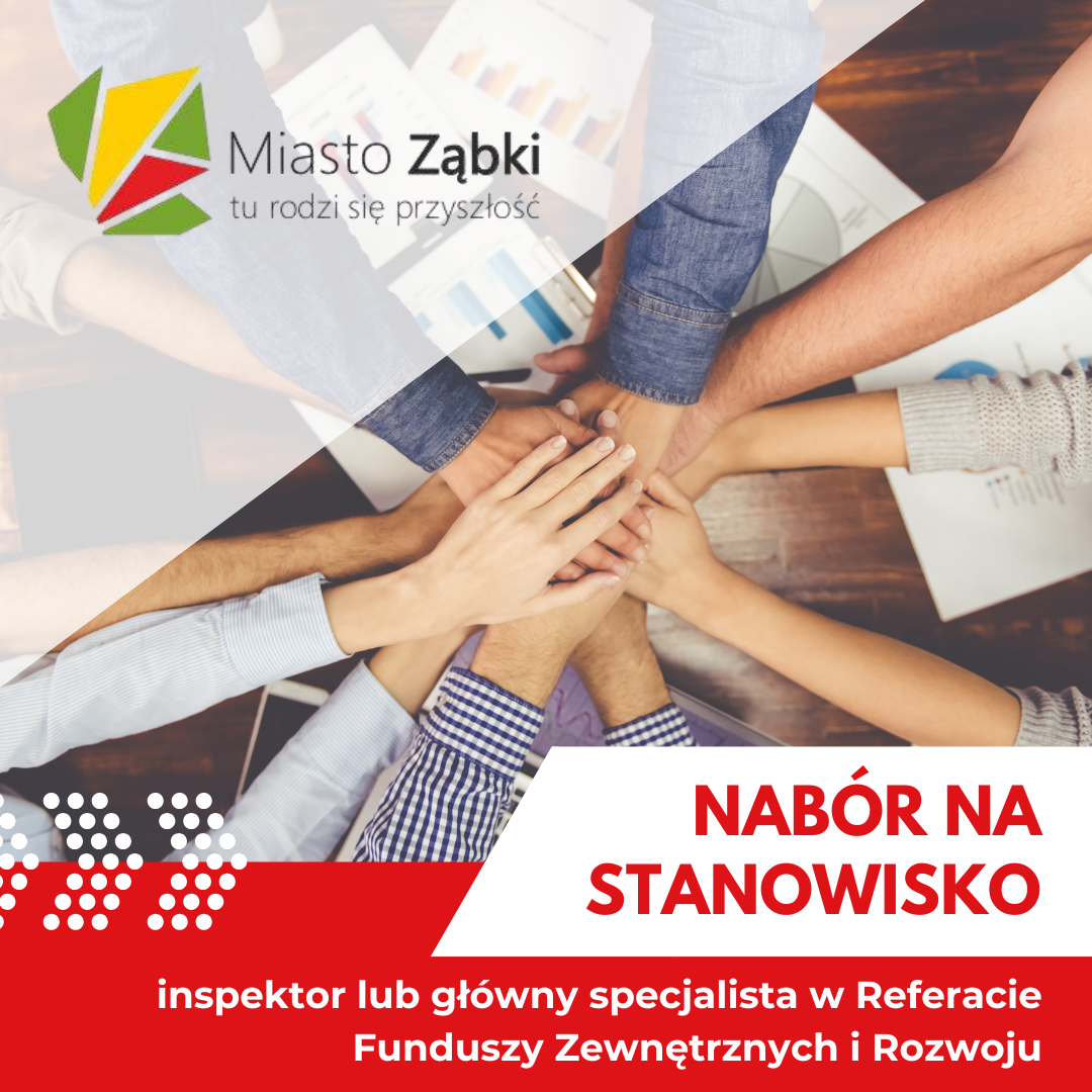 zdjecie na stronie o tytule: To mże być twoja szansa! Nabór na stanowisko w Referacie Funduszy Zewnętrznych i Rozwoju