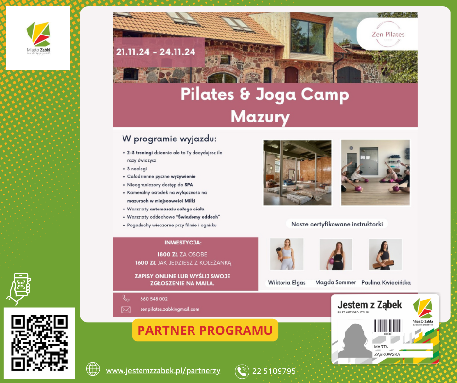 zdjecie na stronie o tytule: Zen Pilates Studio zaprasza na wyjątkowy wyjazd Pilates &amp; Joga Camp