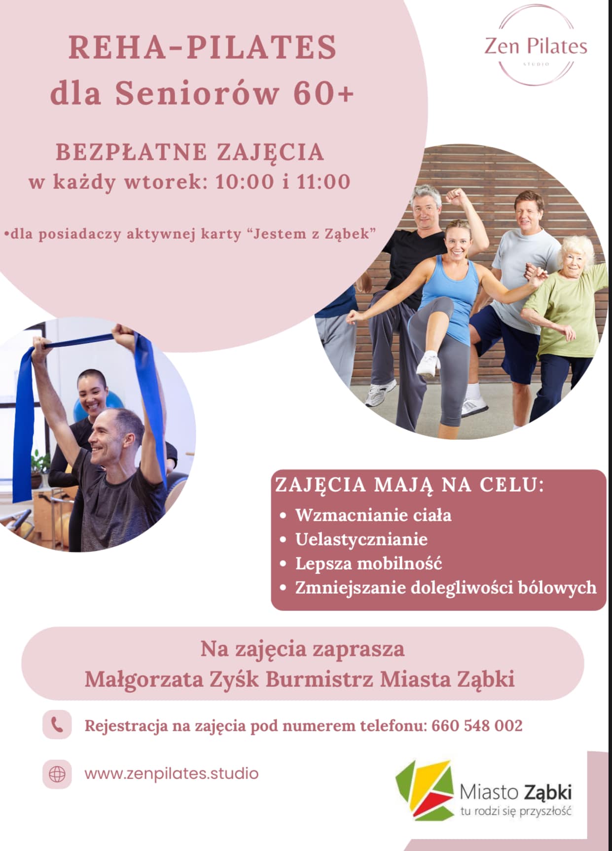 zdjecie na stronie o tytule: Bezpłatne zajęcia pilates dla seniorów w lipcu!