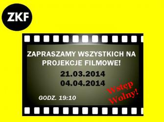 obraz-1 na stronie o tytule: ZKF zaprasza na wieczór filmowy