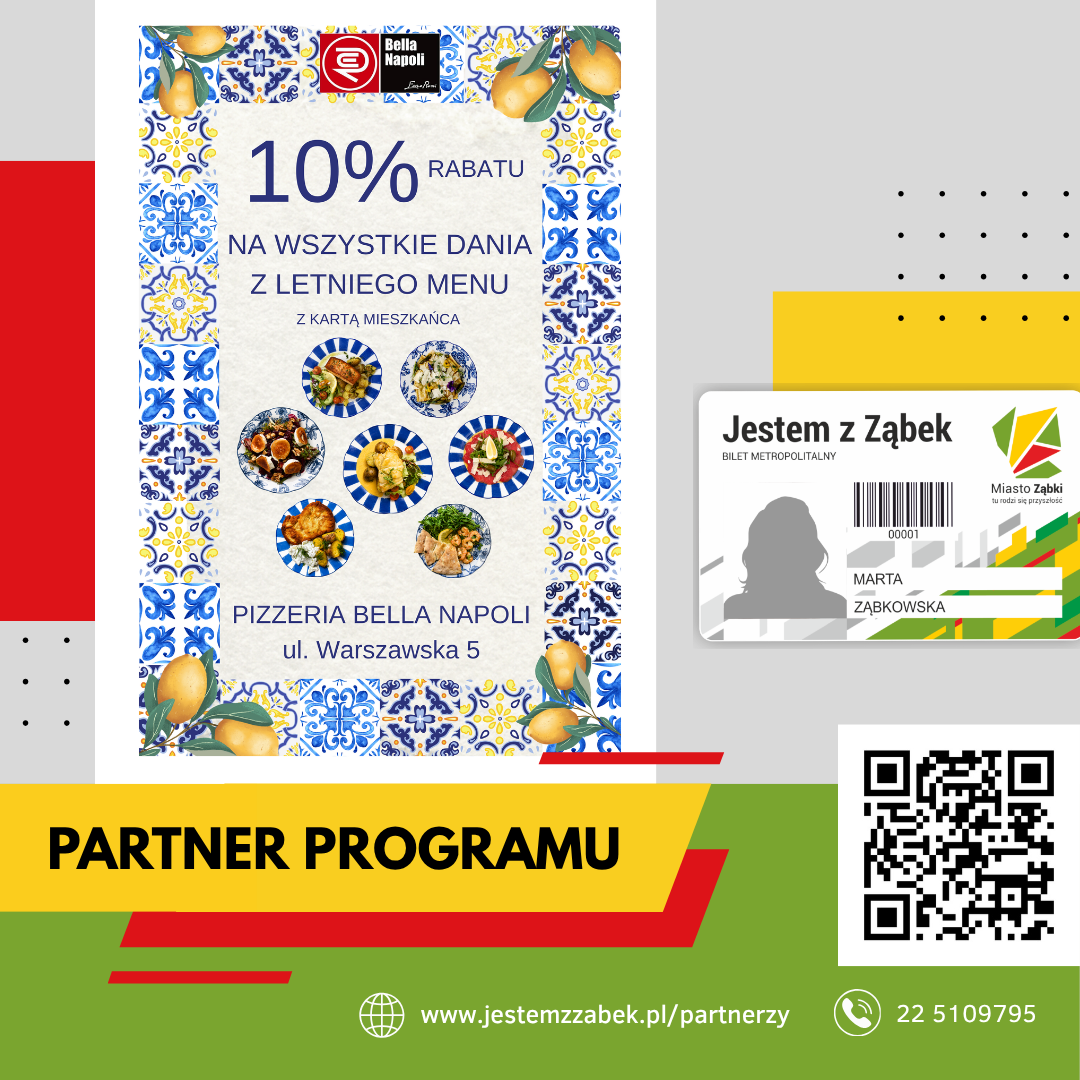 zdjecie na stronie o tytule: Oferta Bella Napoli dla posiadaczy Karty Mieszkańca