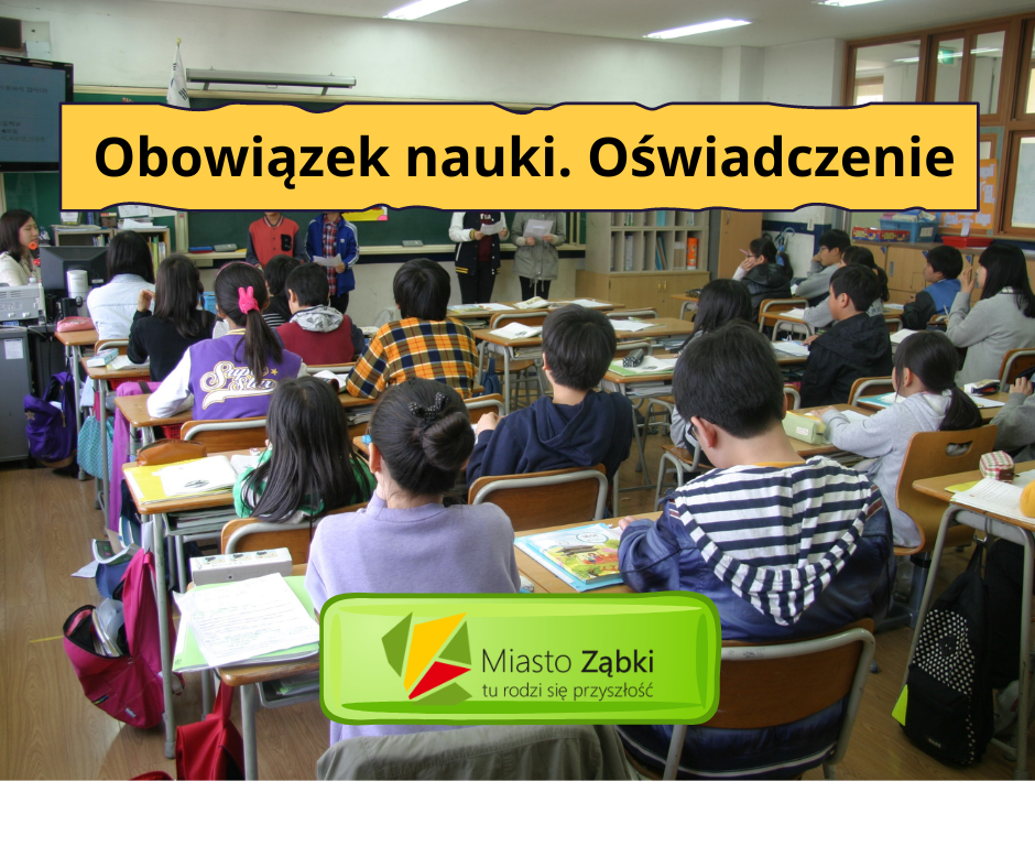 zdjecie na stronie o tytule: Spełnianie obowiązku nauki dzieci uczęszczających do szkół ponadpodstawowych z terenu Miasta Ząbki