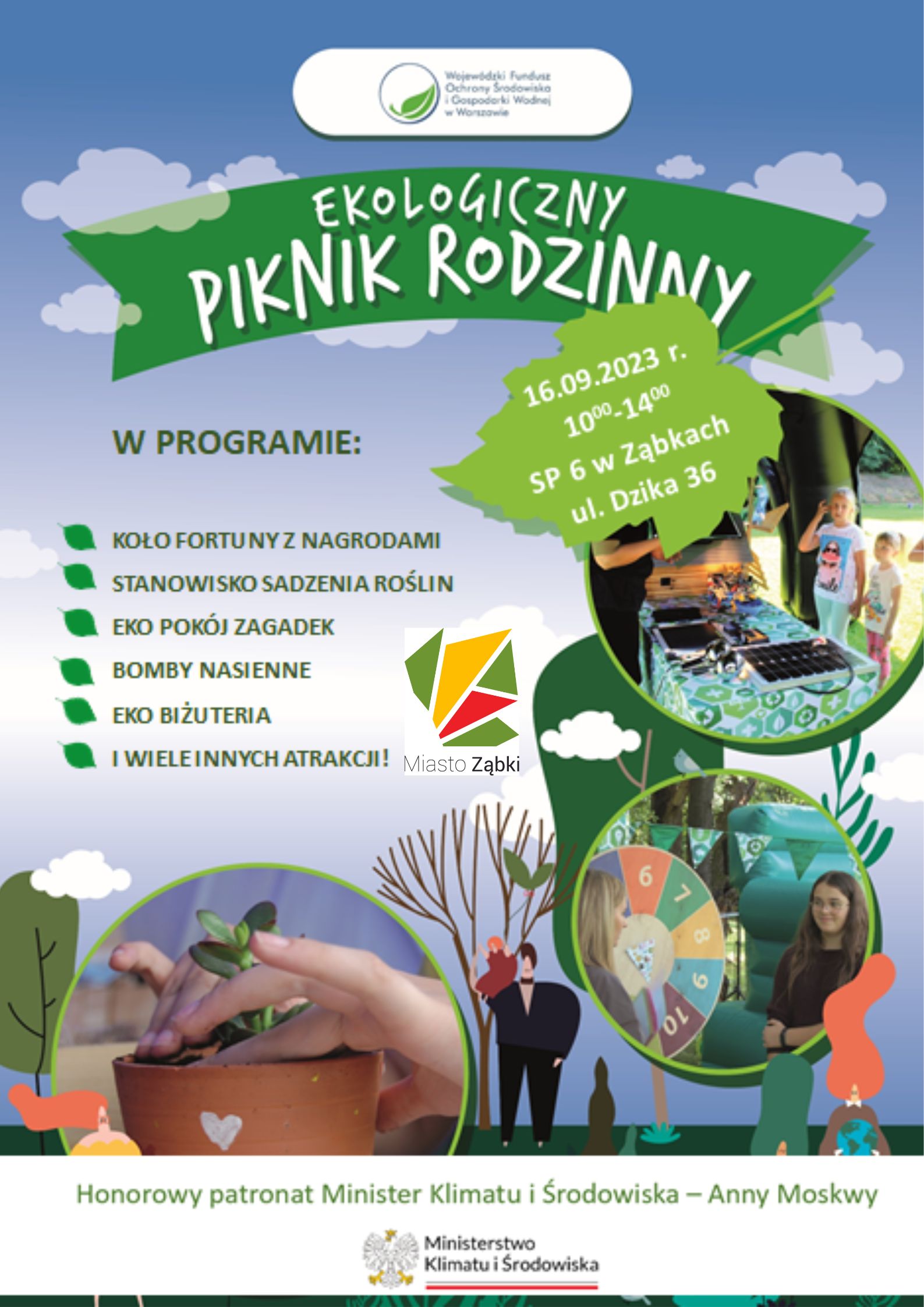 zdjecie na stronie o tytule: Rodzinny Piknik Ekologiczny już w sobotę! Informacje dla kierowców.