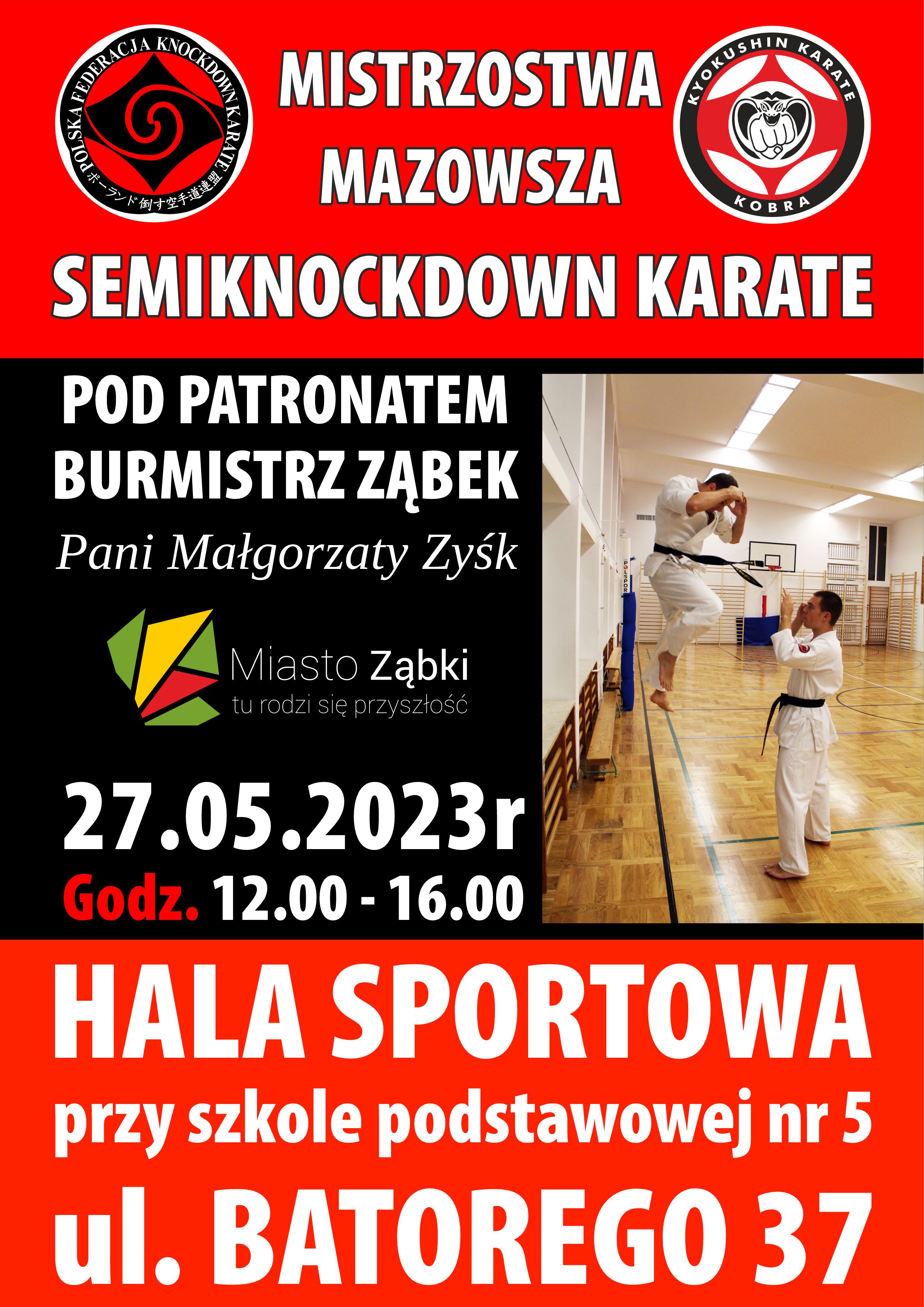zdjecie na stronie o tytule: Mistrzostwa Mazowsza Seminockdown karate już w najbliższą sobotę