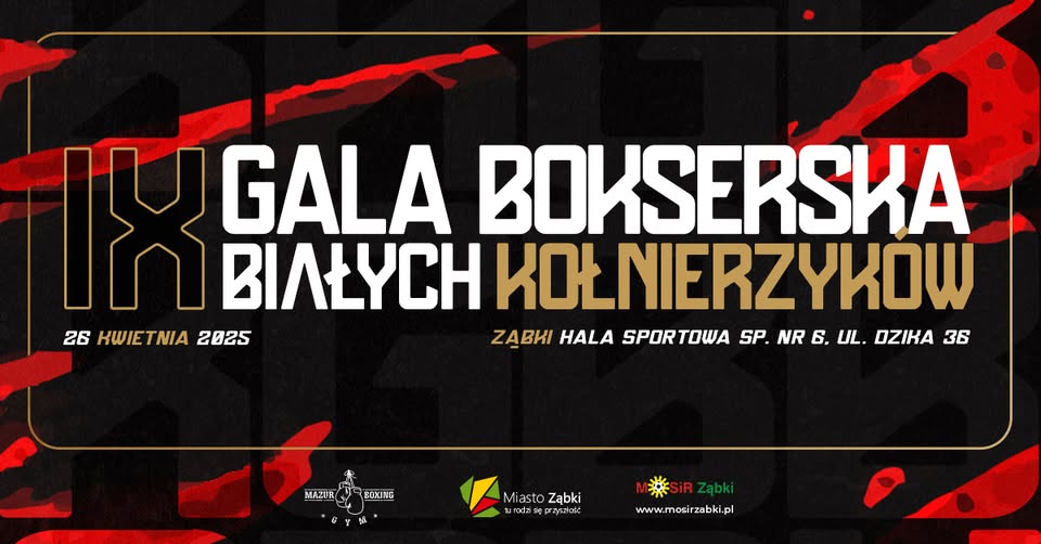 zdjecie na stronie o tytule: IX GALA BOKSERSKA BIAŁYCH KOŁNIERZYKÓW