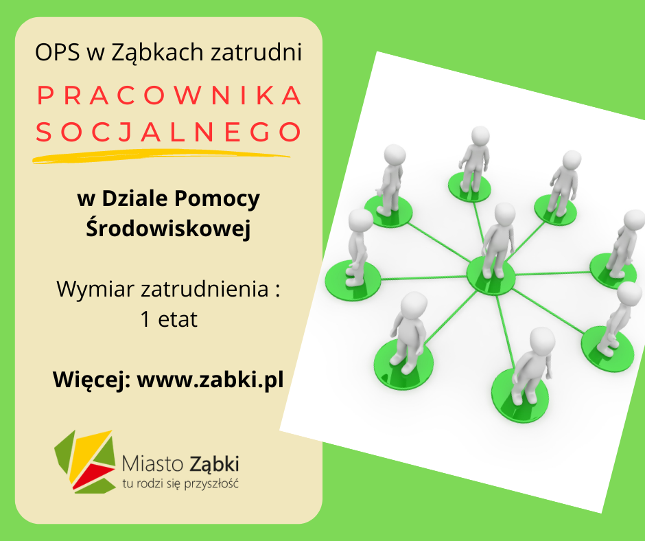 zdjecie na stronie o tytule: Ośrodek Pomocy Społecznej zatrudni Pracownika Socjalnego