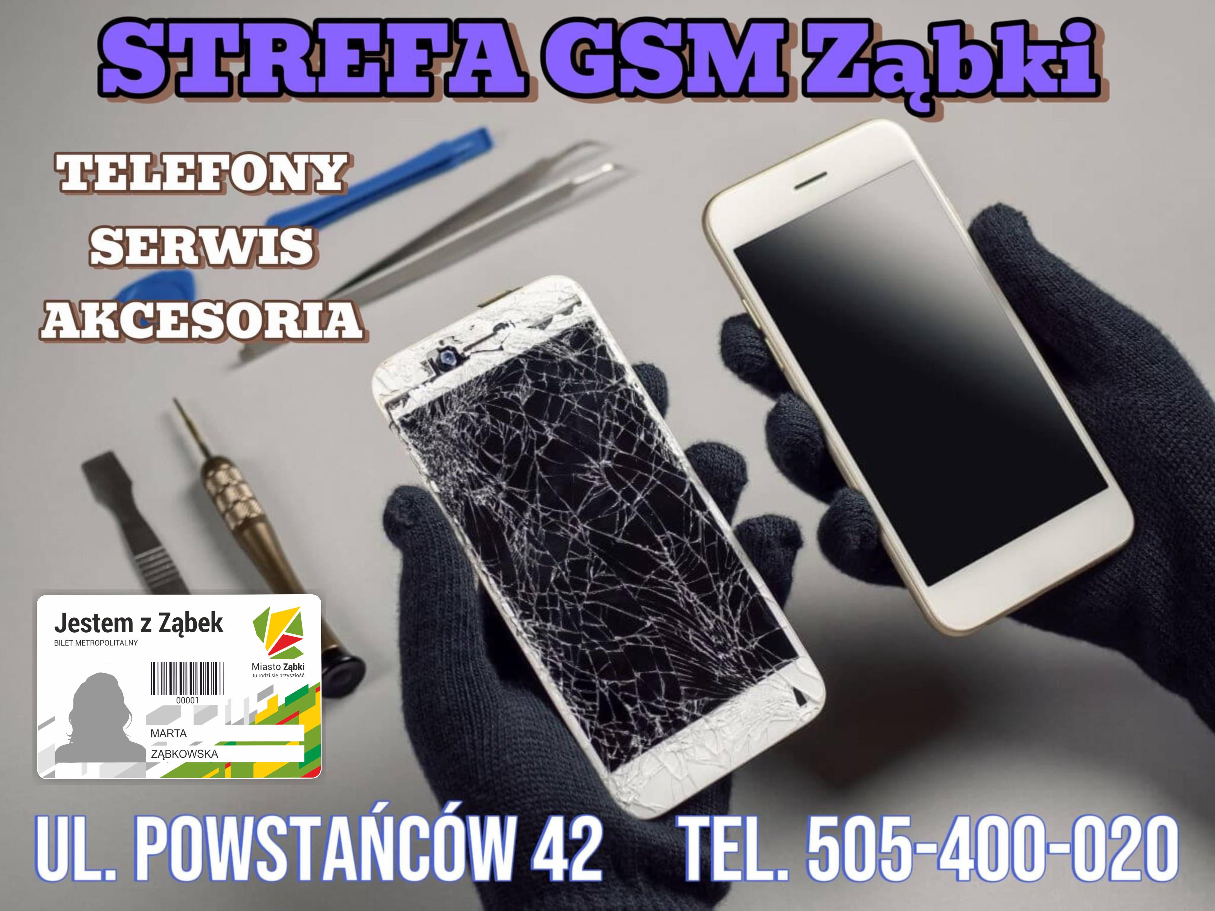 zdjecie na stronie o tytule: Serwis  telefonów i tabletów - Strefa GSM Ząbki zaprasza!