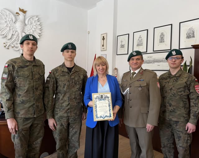 zdjecie na stronie o tytule: Podziękowanie od Jednostki Strzeleckiej 1533