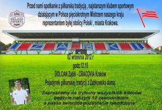 obraz-1 na stronie o tytule: Mecz Dolcan Ząbki - Cracovia Kraków