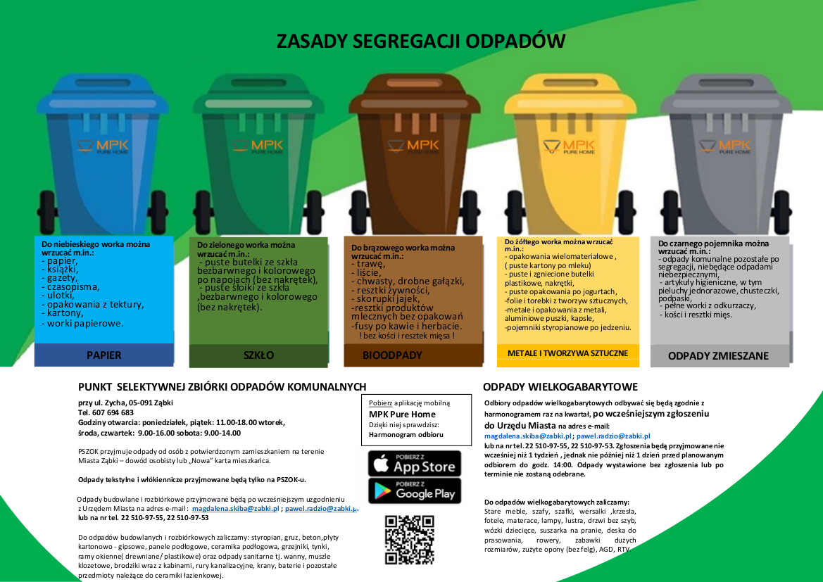 zdjecie na stronie o tytule: Zasady prawidłowej segregacji